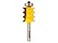 Yonico YONICO Furniture Molding and Trim Router Bits 18Inch Radius Triple Bead 14Inch Shank 16159q