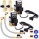 Bonuci 2 Sets Electronic Drain Valve Kit Automatic 110V Timed Tank Drain Water Valve for Air Compressed Separating