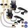 Bonuci 2 Sets Electronic Drain Valve Kit Automatic 110V Timed Tank Drain Water Valve for Air Compressed Separating