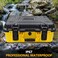 Turokacase Air Compressor Case for DEWALT 20V MAX Tire Inflator DCC020IB Waterproof Dustproof Shockproof Air Pump Hard Storage Carrying Bag for DEWALT Tools Battery Charger Case Only