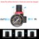 beduan Beduan BR3000 38NPT Air Compressor Regulator ComboManual Drain with BracketPsi Gauge