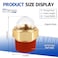 Boltigen 12 NPT Hex Head Domed Oil Sight Glass Brass Bulls Eye Sight Glass Liquid Level Gauge Oil Indicator Window for Air Compressor Gearbox Tank