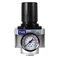 THB HEAVY DUTY INLINE COMPRESSED AIR PRESSURE REGULATOR FOR AIR COMPRESSOR 7 TO 215 PSI ADJUSTABLE HIGH FLOW RATE WALL BRACKET AND GAUGE INCLUDED 34 NPT 175 CFM