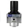 THB HEAVY DUTY INLINE COMPRESSED AIR PRESSURE REGULATOR FOR AIR COMPRESSOR 7 TO 215 PSI ADJUSTABLE HIGH FLOW RATE WALL BRACKET AND GAUGE INCLUDED 34 NPT 175 CFM