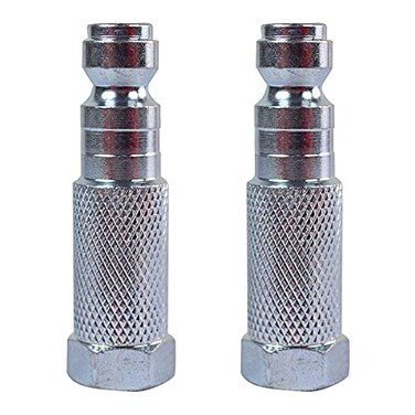 Interstate Pneumatics CPA4VT2L 14Inch FPT Automotive Recapper Coupler Plug Longer Version 50mm Length PACK of 2