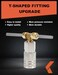 KREFINISH Air Blow Gun kit with Air Blow Gun 16ft5 Meter Long PU Air Hose Heavy Duty Cleaning with Long Nozzle Air Duster Blow Gun Kit for Air Compressor