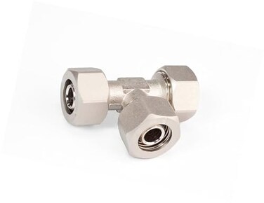 Obida rapid air system 12 Replacement For RapidAir MaxLINE Compressed Air Piping Tee M8010 Fitting Max Line Rapid Air silvery