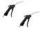 SANFU 4 Stainless Steel Elbow Air Blow Gun with 14 Brass Plug Air Tools for Air Compressor Removing Dust Cleaning2PackBlack