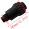 LQ Industrial Thread Oil Plug Connector 2PCS 16x15 38BSPT Male Thread Black Plastic Oil Cap Plug Air Compressor Spare Fittings