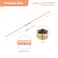 uxcell 2Pcs Air Compressor Exhaust Tube 38 Thread Dia 16 Length Hex Nut Aluminum Tube Air Tube Compressor Hardware Accessories Replacement PartsFlared Mouth