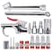 WYNNsky 17PCS Air Compressor Accessories Attachment Kit 14 Air Hose Fittings Blow Gun Tire Gauge Air Chuck