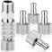 Hotop 5 Pcs Airbrush Quick Release Coupling Disconnect Adapter Kit 18 Inch Female Connectors and Male Adapters Adjustment Control Valve Airbrush Accessories for Air Compressor