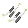 uxcell 6mm x 6mm x 20mm Carbon Brush for Generic Electric Motor 4 Pcs