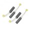 uxcell 6mm x 6mm x 20mm Carbon Brush for Generic Electric Motor 4 Pcs