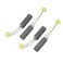 uxcell 6mm x 6mm x 20mm Carbon Brush for Generic Electric Motor 4 Pcs