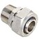 Hromee Straight Fitting for 34Inch Tubing with 34Inch Male NPT Thread Use with Air Piping System