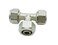Delixike Replacement for RapidAir MaxLINE Compressed Air Piping Tee M8010 For rapid air fittings 12 npt