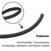beduan Beduan Pneumatic Tubing Pipe 8mm x 5mm Black 291ft89Meter Air Compressor PU Hose Line Tube for Fluid Transfer