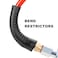 Hromee 14 in x 30 ft Polyurethane Recoil Air Compressor Hose with Bend Restrictors Compressor Hose with 14 Industrial Universal Quick Coupler and 4PCS IM Plug Kit Red
