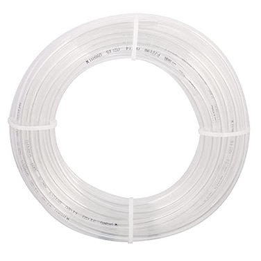 Metaland 12 OD PU Tubing 328 Feet Length Pneumatic Hose for Air Compressor or Fluid Transfer Line Clear 328FT