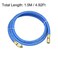 uxcell Refrigerant Charging Hose 14 SAE Thread 492Ft Length 500PSI Tube HVAC Hoses for Home Air Conditioner Refrigeration Maintenance Blue