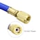 uxcell Refrigerant Charging Hose 14 SAE Thread 492Ft Length 500PSI Tube HVAC Hoses for Home Air Conditioner Refrigeration Maintenance Blue