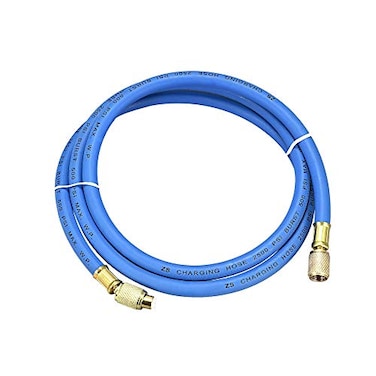 uxcell Refrigerant Charging Hose 14 SAE Thread 492Ft Length 500PSI Tube HVAC Hoses for Home Air Conditioner Refrigeration Maintenance Blue
