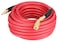 YOTOO Rubber Air Hose 38Inch by 50Feet 300 PSI with 14 Industrial Swivel Solid Brass Quick Coupler Plug and Bend Restrictors Red