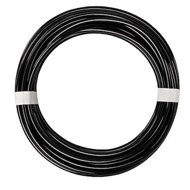 Quickun Pneumatic Tubing 18 Tube OD PU Polyurethane Tube Air Hose Line for Air Compressor Fitting or Fluid Transfer Black 328ft