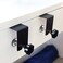 Omninmo Drawer Fixing Clip Drawer Front Panel Installation Clamp Cabinet Hardware Jig C Clamps Drawer Drill Hole Guide C Clamp for Woodworking Tables Desk Mount with Big Silicone Protective Pad 2