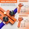 SakerPlus Thin Rip Jig Table Saw Jig Guide Thin Rip Jig for Repetitive Narrow Thin Strip Cutting Fits for 38 x 34 T Slot Woodworking Tool Fast Thin Ripping Guide for Table Saw Band Saw Router