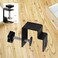 VANROUG 2Pcs Drawer Front Installation Clamps Drawer Fixing Clips Adjustable Drawer Face Clamp jig C Clamps Easy and Stable Drawer Front Mounting Tool for Woodworking Black