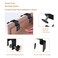 VANROUG 2Pcs Drawer Front Installation Clamps Drawer Fixing Clips Adjustable Drawer Face Clamp jig C Clamps Easy and Stable Drawer Front Mounting Tool for Woodworking Black