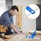 TOURACE Woodworking Ruler Cabinet Hardware Jig Mounting Template Drill Guide Sleeve Drawer Pull Jigs handle jig Power Tools Drilling Punch Locator Wood Drilling Dowelling Woodworking Kit for Cabinets