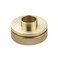 POWERTEC Router Guide Bushing Solid Brass 58 Short Shank Precision Router Bushings Template Guide Screw On Lock Nut Fits Porter Cable Style Base Plate Threaded Locking Ring Dovetailing 71166