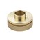 POWERTEC Router Guide Bushing Solid Brass 58 Short Shank Precision Router Bushings Template Guide Screw On Lock Nut Fits Porter Cable Style Base Plate Threaded Locking Ring Dovetailing 71166