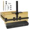 vicrays Cabinet Hardware Handle Jig Aluminum Alloy Cabinet Template Tool Woodworking Drilling Hole Doweling Guide Punch Locator for Installation Handles Knob on Drawer Door PullsBlack