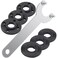 TALSWIF 133pk 1934654 Grinder Flange Angle Wrench Spanner Metal Lock Nut Replaces 45 5 5811 Fits For Makita Ddewollt Bosch Black Decker Ryobi