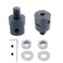 daier 2 Set Motor Shaft CouplingM6 4mm Axle Motor Shaft Coupler Sleeve Saw Blade Coupling Saw Chuck Adapter