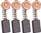 neryera 4 pcs G720 Carbon Brushes for Black Decker G720B3 G720KB3 GR750K PF600B3 Angle Grinder Motor