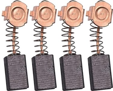 neryera 4 pcs G720 Carbon Brushes for Black Decker G720B3 G720KB3 GR750K PF600B3 Angle Grinder Motor