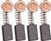 neryera 4 pcs G720 Carbon Brushes for Black Decker G720B3 G720KB3 GR750K PF600B3 Angle Grinder Motor