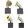 EVIMOTAL 4pcs Carbon Brushes Replacement Angle Grinders Parts for Makita CB204 CB204 GA9012C GA9020R GA9030R GA9050R