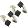 EVIMOTAL 4pcs Carbon Brushes Replacement Angle Grinders Parts for Makita CB204 CB204 GA9012C GA9020R GA9030R GA9050R