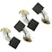 EVIMOTAL 4pcs Carbon Brushes Replacement Angle Grinders Parts for Makita CB204 CB204 GA9012C GA9020R GA9030R GA9050R