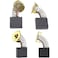 EVIMOTAL 4pcs Carbon Brushes Replacement Angle Grinders Parts for Makita CB204 CB204 GA9012C GA9020R GA9030R GA9050R