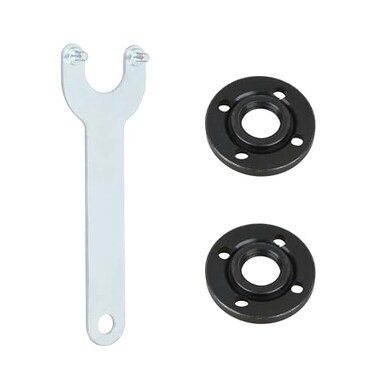 AOQIVIS N134467 Angle Grinder Metal Outer Flange Lock Nutwith 5811 Threaded Shaft for DeWalt Angle Grinder Replacement PartsNuts2Wrench1