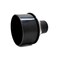 BIG HORN Big Horn 11450 4 Inch x 2 Inch Reducer For Wood Shop Dust Collection