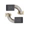UFelice Carbon Brushes Compatible for Makita Cb154 Motor Carbon Brush Set Replaces Makita 194986 Power Tools 2 Packs