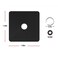 Delixike 38 Impact Wrench Retaining Ring Clip With ORing Type